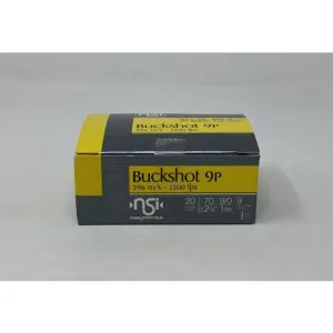 NOBEL AMMO 20Ga 2-3/4" Buckshot Law Enforcement 10rd