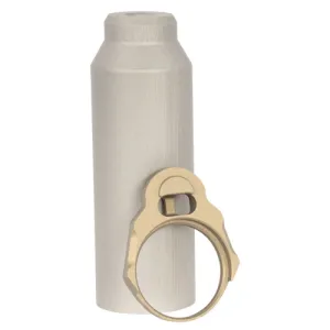 Q LLC Honey Badger Buffer Tube Sleeve Gray w/End Plate