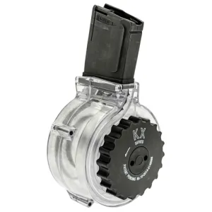 KCI Drum Magazine 223/5.56 NATO 50rd Fits AR-15 Black