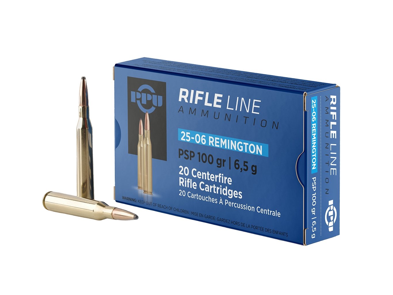 Prvi Partizan .25-06 Remington PSP 100 gr 20 Rounds Ammunition - PP2506P