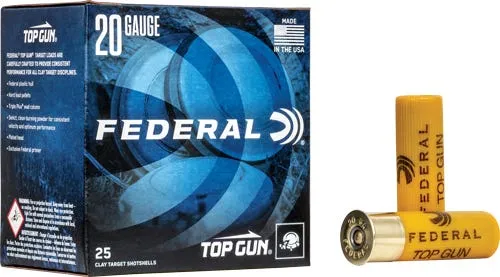 Federal Top Gun 20 GA-2.75 #8 Shot 7/8 oz 250-Rounds