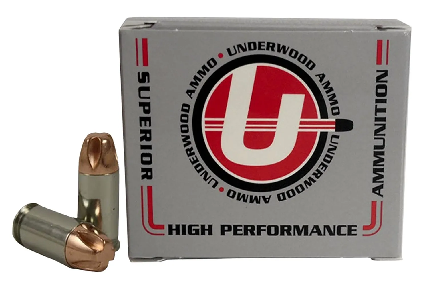 Underwood Ammo Xtreme Penetrator Nickel Plated Brass .380 ACP +P 90 Grain 20-Rounds SMC