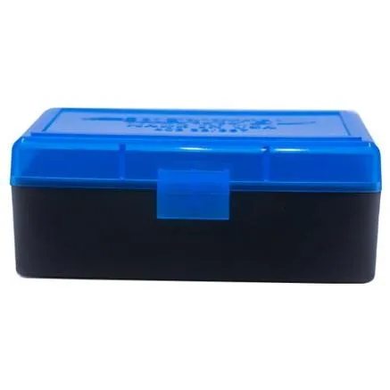 Berry s Manufacturing Ammo Box Blue .357 Mag / .32 S&W Long 50-Rounds