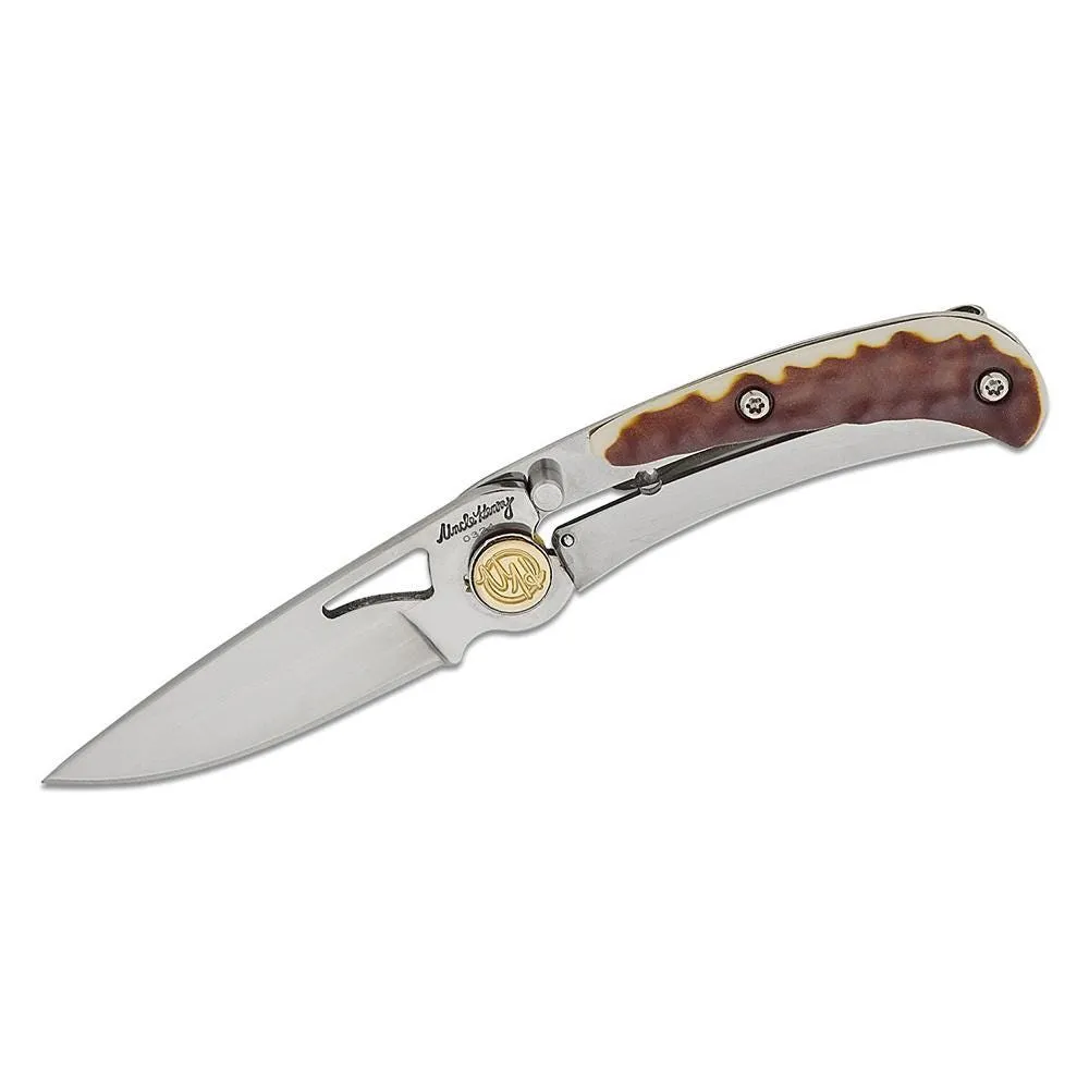 Uncle Henry 3UH Brown Staglon 2.2 Drop Point Blade