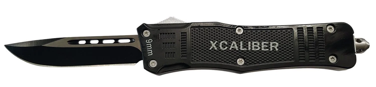 Xcaliber Knife Company 9mm Large 3.8 OTF Drop Point 440C SS Blade