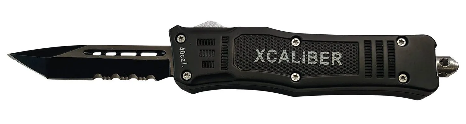 Xcaliber Knife Company 40 Cal OTF Knife 2.75 Tanto 440C Blade
