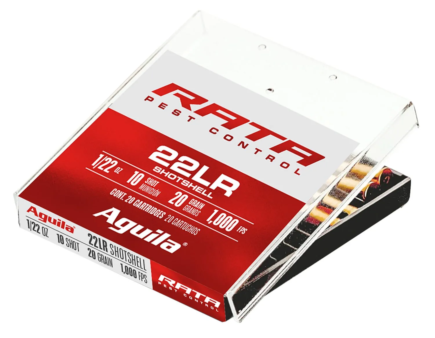 Aguila Rifle Ammunition Rata Pest Control .22 LR 20 Grain 20-Rounds SVSP