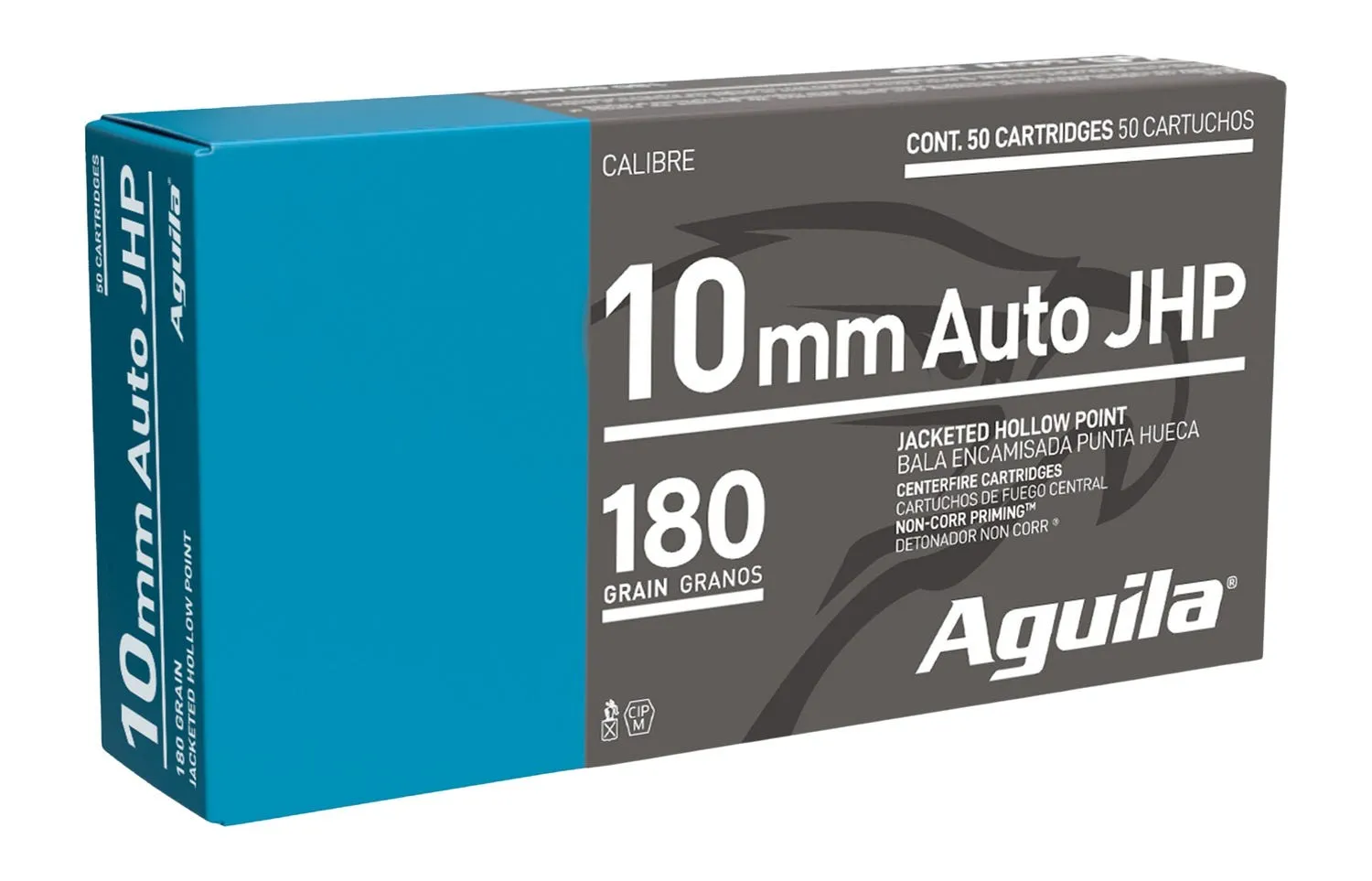 Aguila Handgun Ammunition 10mm 180 Grain 50-Rounds JHP