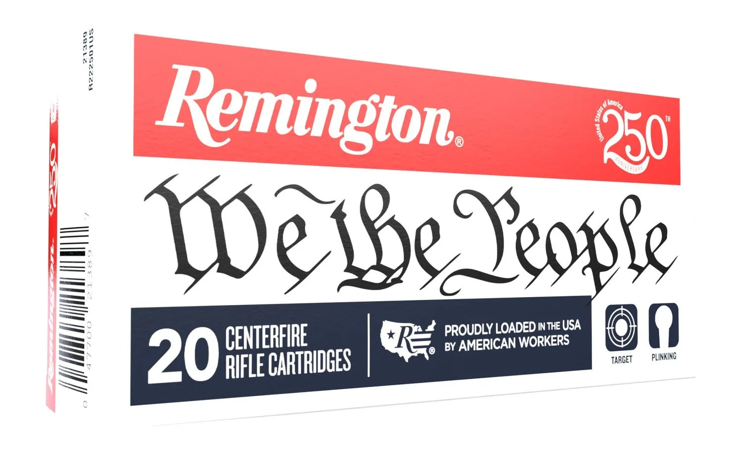 Remington We The People .22-250 Rem 55 Grain 20-Rounds PSP