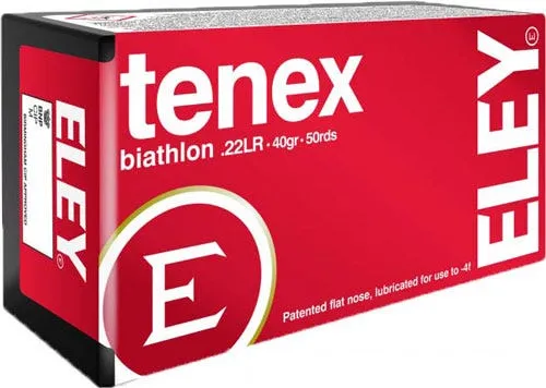 Eley Tenex Biathlon .22 LR 40 Grain 50-Rounds FN
