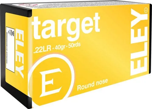 Eley Target .22 LR 40 Grain 50-Rounds RN