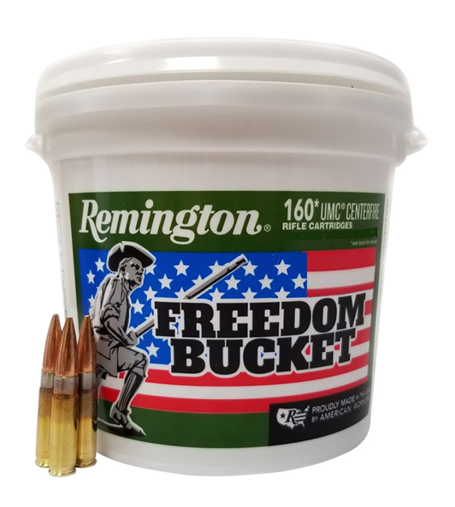 Remington UMC Freedom Bucket Brass .300 AAC Blackout 150-Grain 160-Rounds FMJ