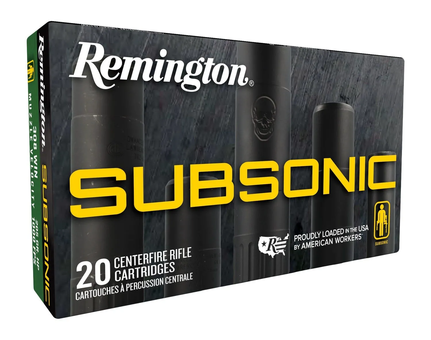 Remington Subsonic .308 Win 205 Grain 20-Rounds BHP