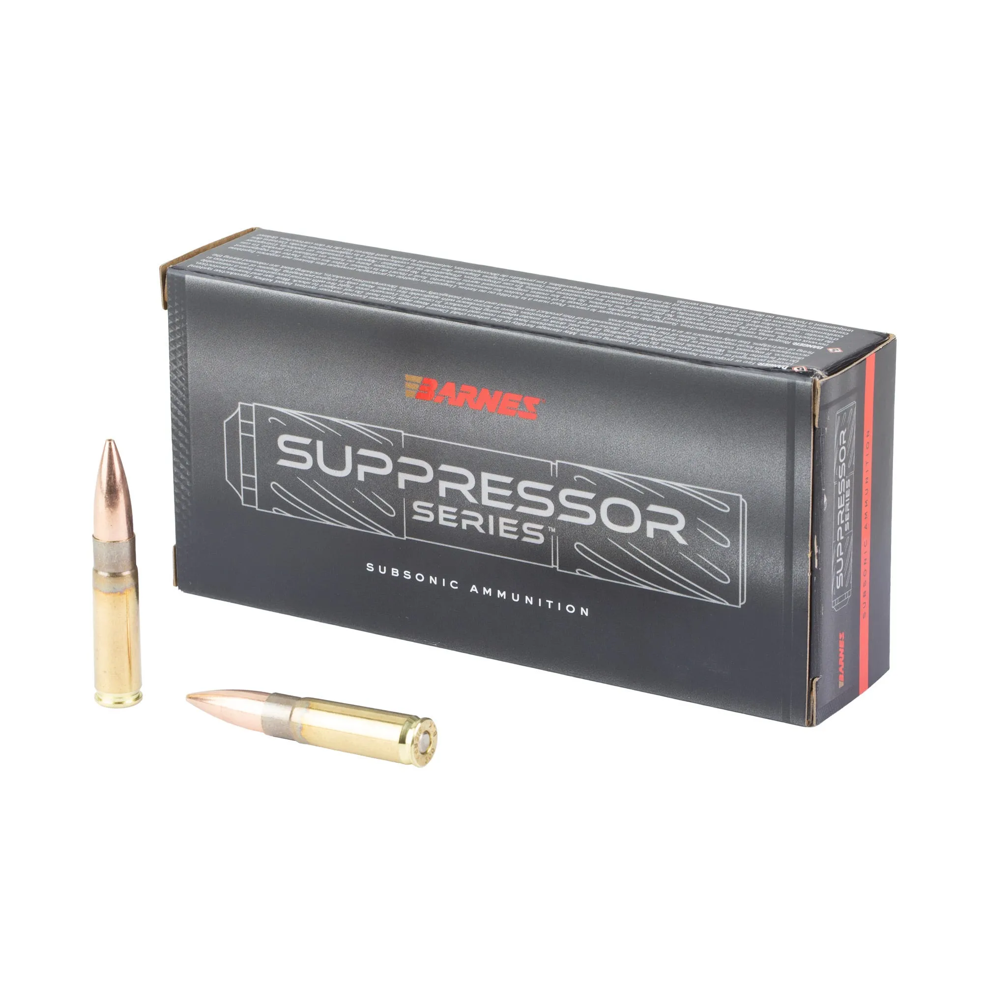 Barnes Bullets Suppressor Optimized Brass .300 AAC Blackout 220 Grain 20-Rounds SMK