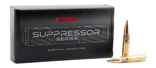 Barnes Bullets Suppressor Optimized .300 AAC Blackout 205 Grain 20-Rounds Sierra GameKing