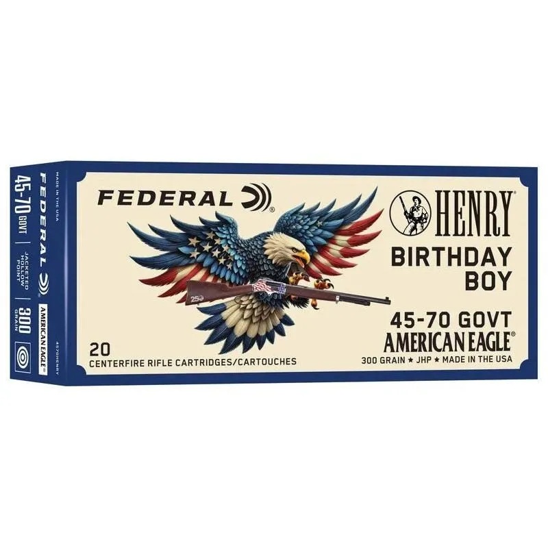 Federal Henry Special Edition .45-70 Govt 300 Grain 20-Rounds HP