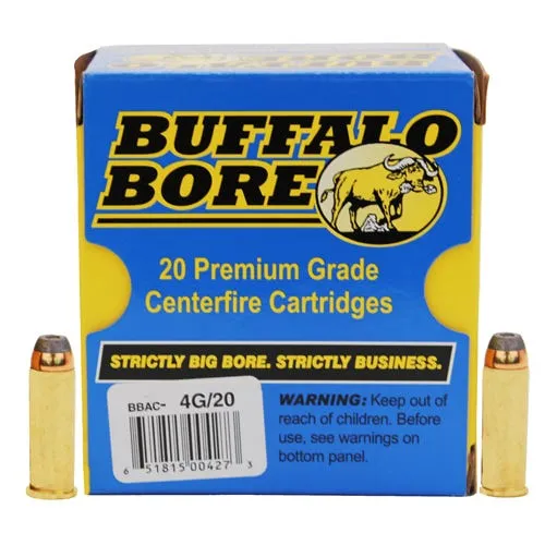 Buffalo Bore Ammunition 4G/20 44RM 240G JHP LowRCL 20rds