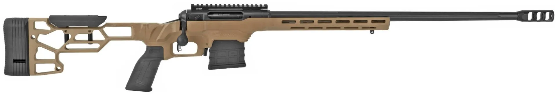 Savage 10/110 Precision Flat Dark Earth / Black 6.5 Creedmoor 24 Barrel 10-Rounds