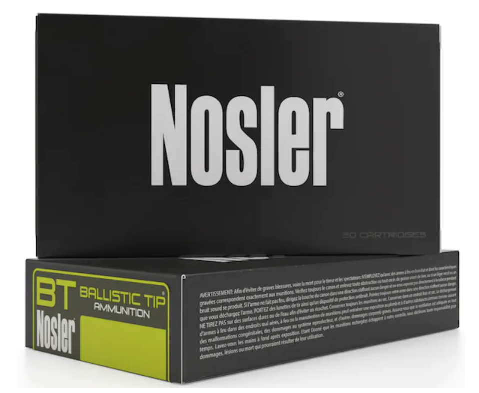 Nosler BT Varmint Ammunition 22-250 Remington 40 Grain 20 Rounds