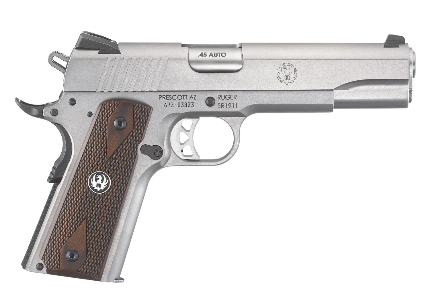 Ruger SR1911 Standard Stainless .45 ACP 5 Barrel 8-Rounds