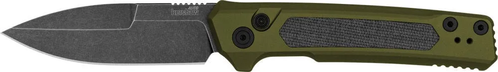 Kershaw Launch 22 Green 3.45 Spear Point Blade