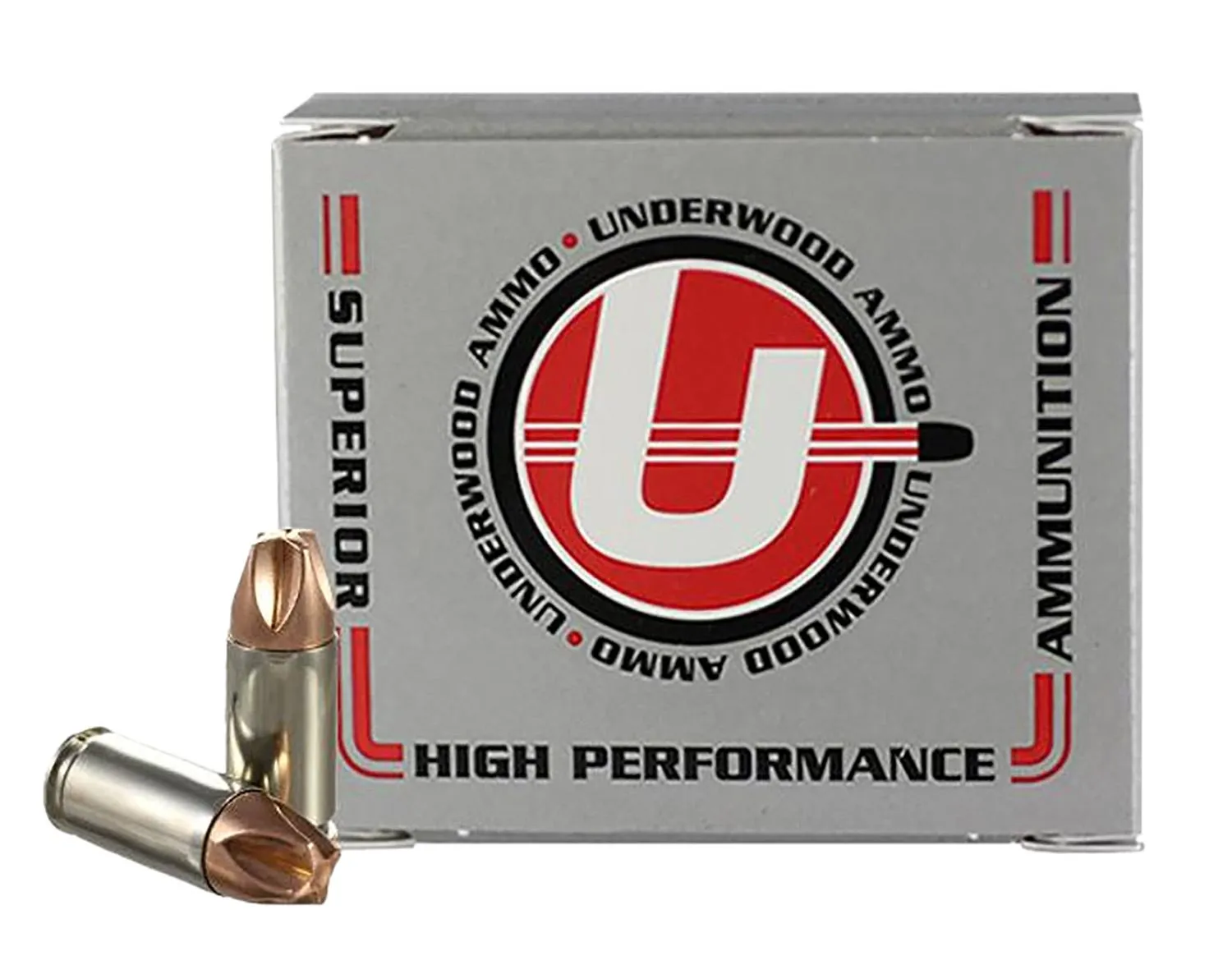 Underwood Ammo Xtreme Defense Nickel Plated Brass 9mm +P 68 Grain 20-Rounds Solid Monolithic