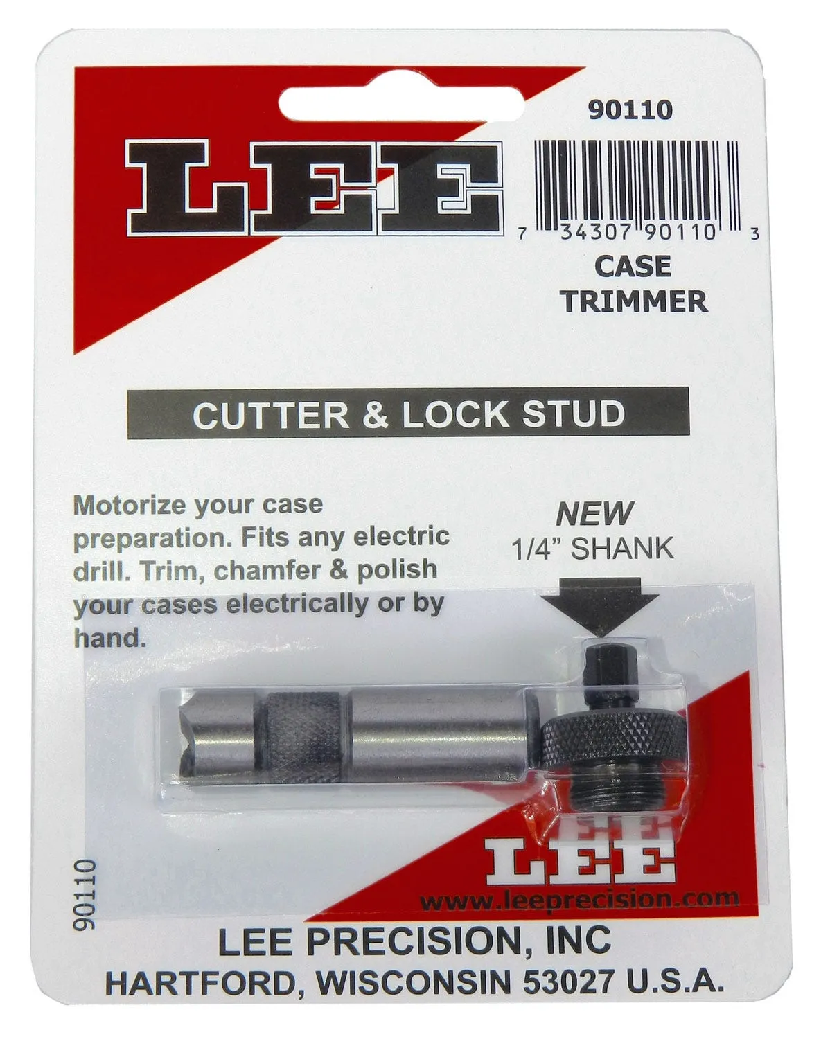 Lee Precision Cutter & Lock Stud For Brass Less Than .475