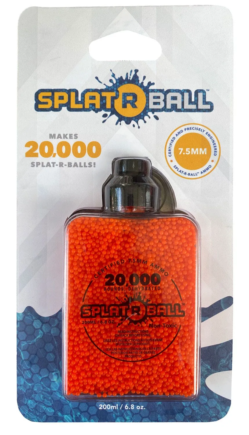 Splat-R-Ball Water Beads Orange 20 000 per Bottle