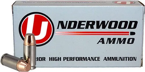 Underwood Ammo Handgun Ammunition 9mm +P 124 Grain 50-Rounds FMJ