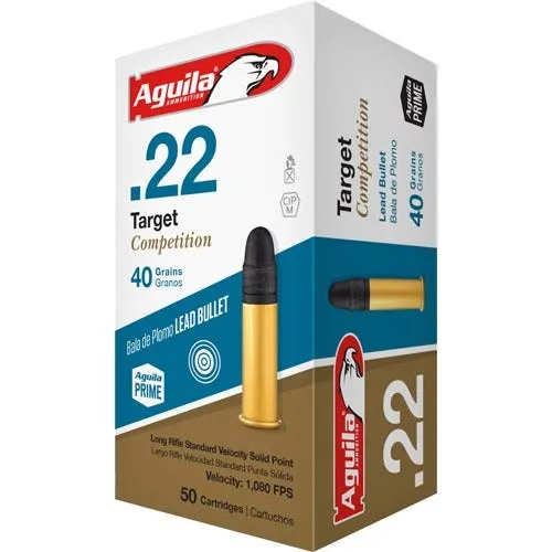 Aguila Target .22 LR 40 Grain 1000-Rounds LRN