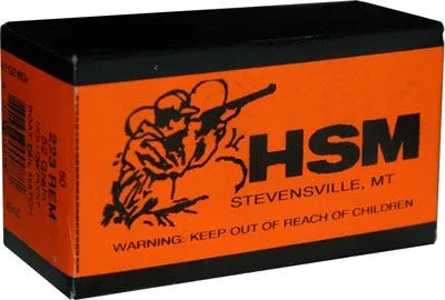 HSM/Hunting Shack Match .223 Rem 52 Grain 50-Rounds JHPBT