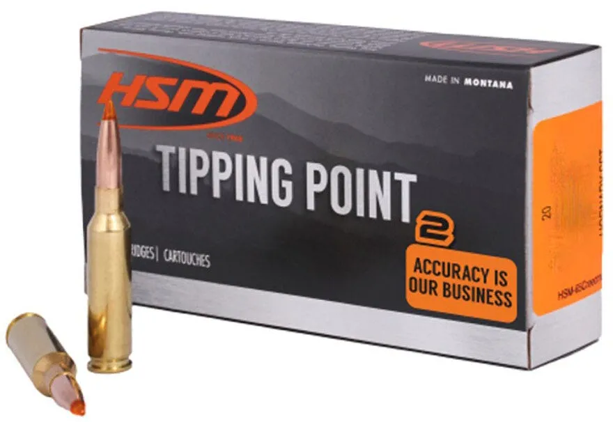 HSM/Hunting Shack Tipping Point 2 .25-06 Rem 117 Grain 20-Rounds SST