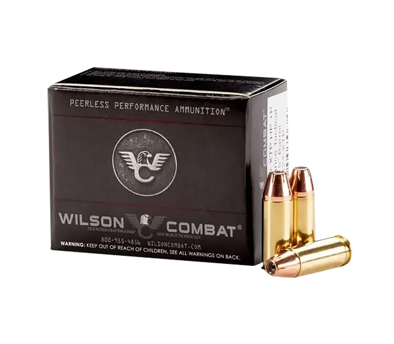 Wilson Combat Custom Ammunition .38 Super 124 Grain 20-Rounds JHP