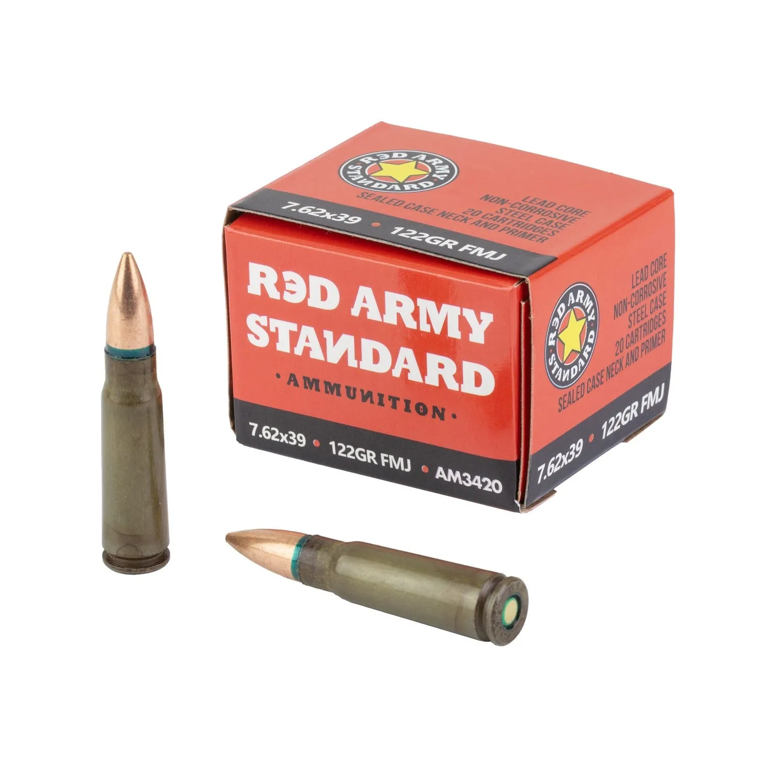 Century Arms Red Army Standard 7.62 X 39 122 Grain 20-Rounds FMJ