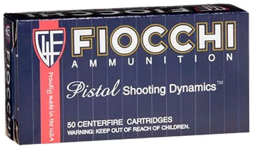 Fiocchi Training Dynamics Brass 9mm 124-Grain 50-Rounds FMJ