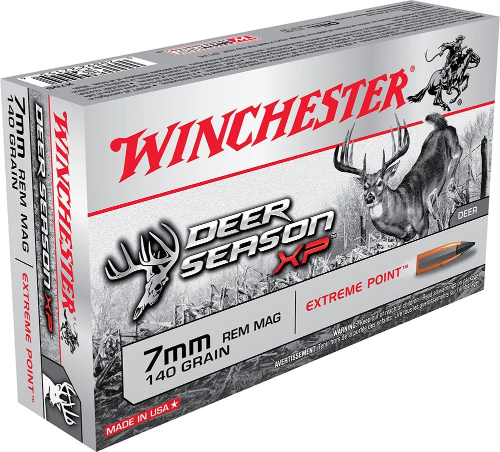 Winchester Ammunition Deer Season XP 7mm Rem Mag 140 Grain 20-Rounds EPPT