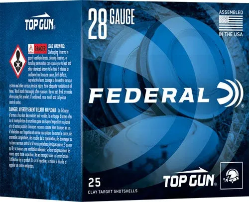 Federal Top Gun 28 GA-2.75 #7.5 Shot 3/4 oz 250-Rounds