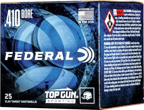 Federal Top Gun .410 GA-2.5 #8 Shot 1/2 oz 250-Rounds