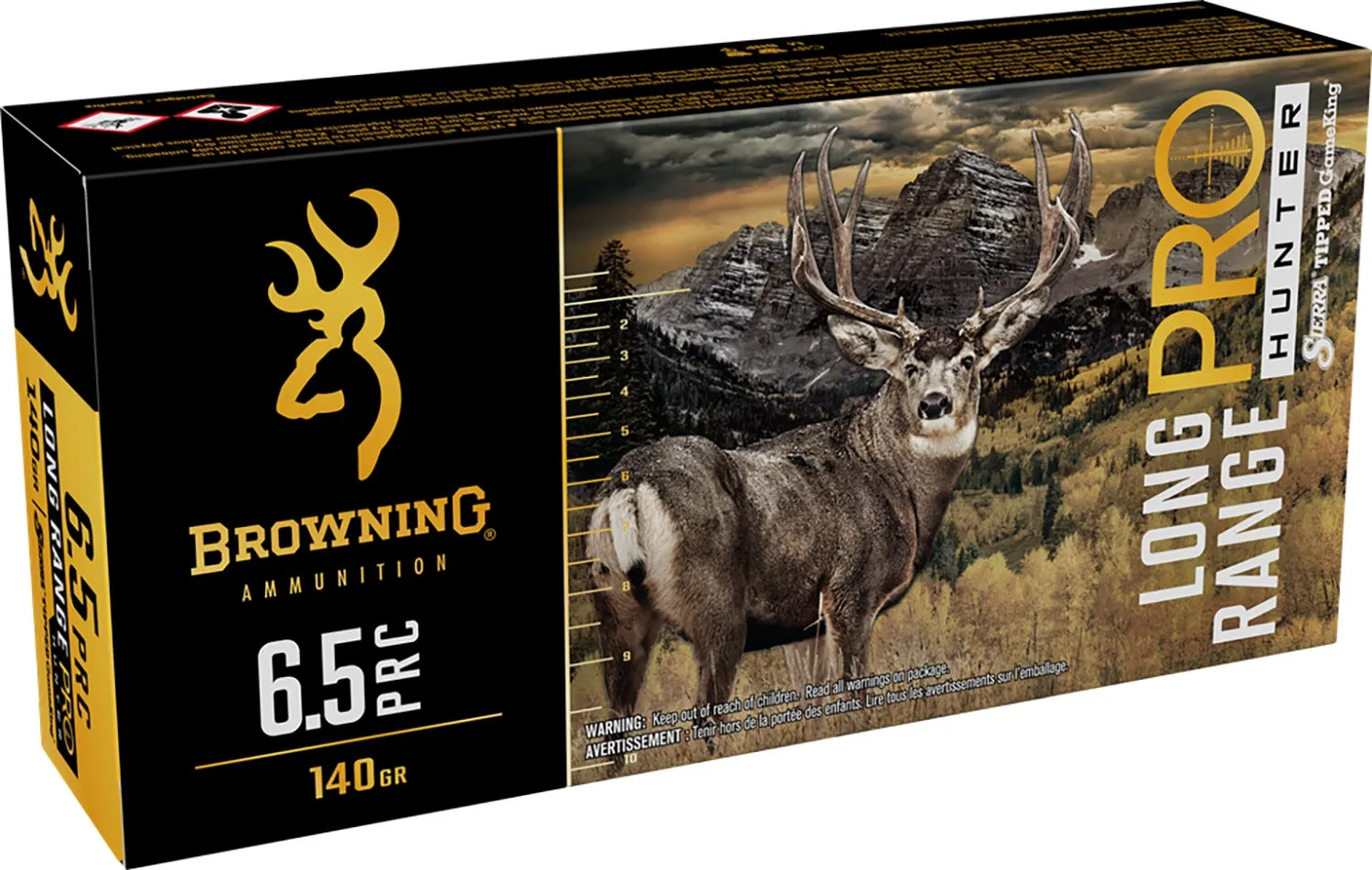 Browning Long Range Pro 6.5 PRC 130 Grain 20-Rounds Sierra Tipped GameKing
