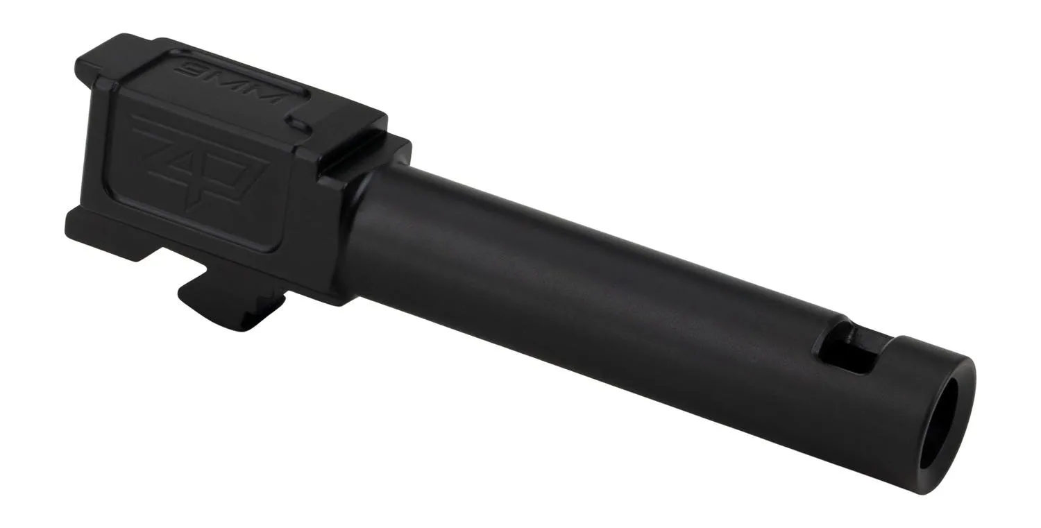 Zaffiri Precision Integrated Blowhole System Barrel 9mm 3.89 Barrel for Glock 19 Gen3