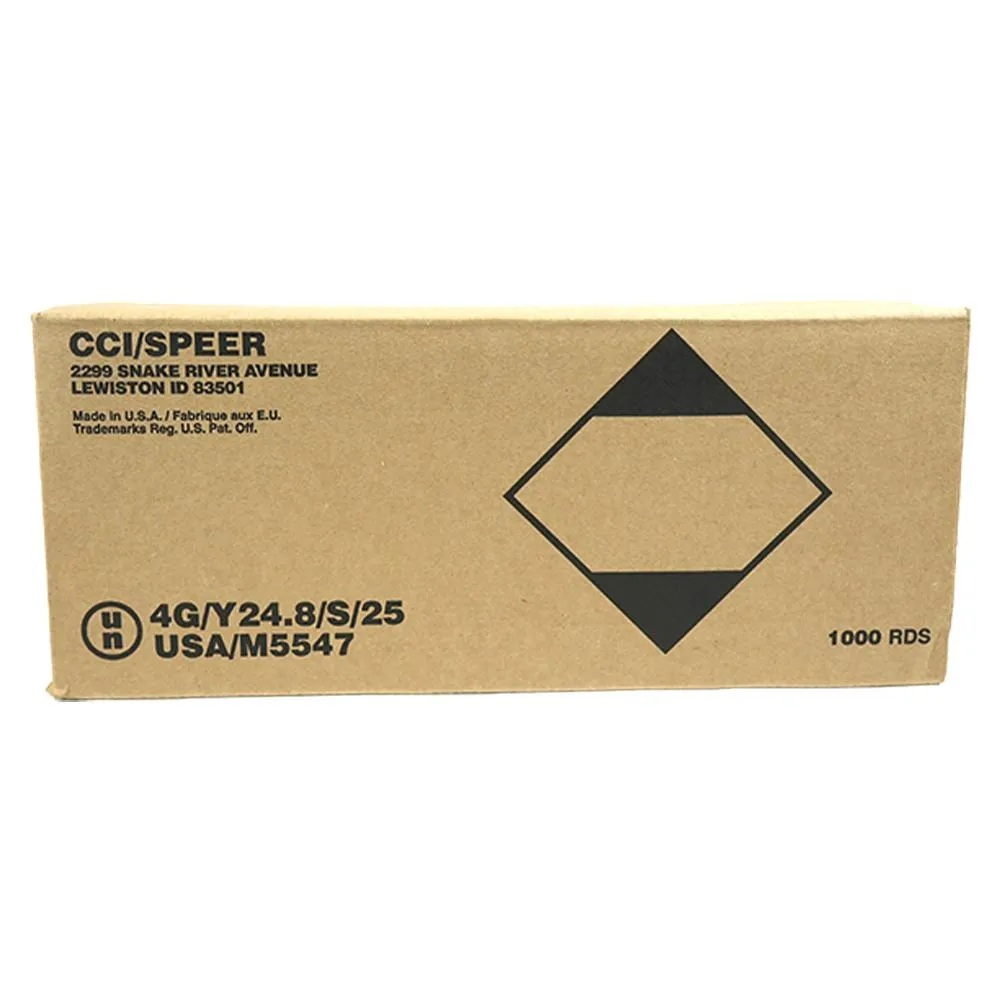 CCI Ammunition Blazer Brass .40 SW 165 Grain 1000-Rounds FMJ