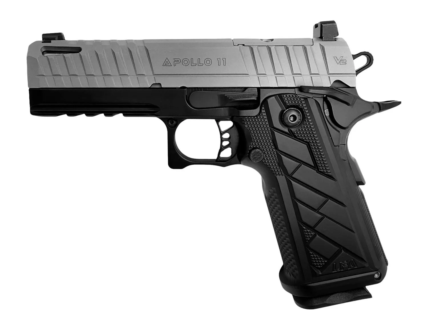 Live Free Armory Apollo 11 V2 Compact Gray / Black 9mm 4.15 Barrel 18-Rounds