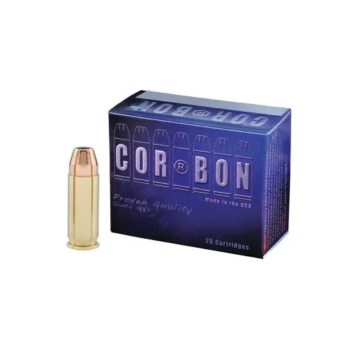 Cor-Bon Self Defence Brass .38 Super+P 125 Grain 20-Rounds JHP