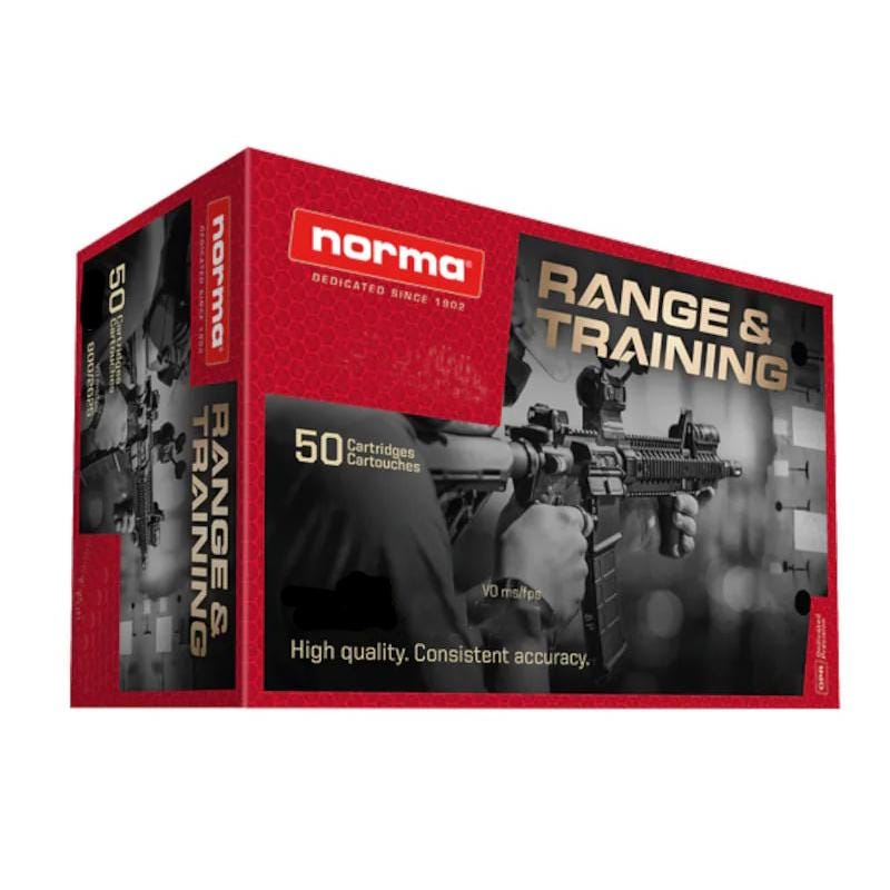 Norma Range & Training Brass .300 AAC Blackout 147 Grain 20-Rounds FMJ