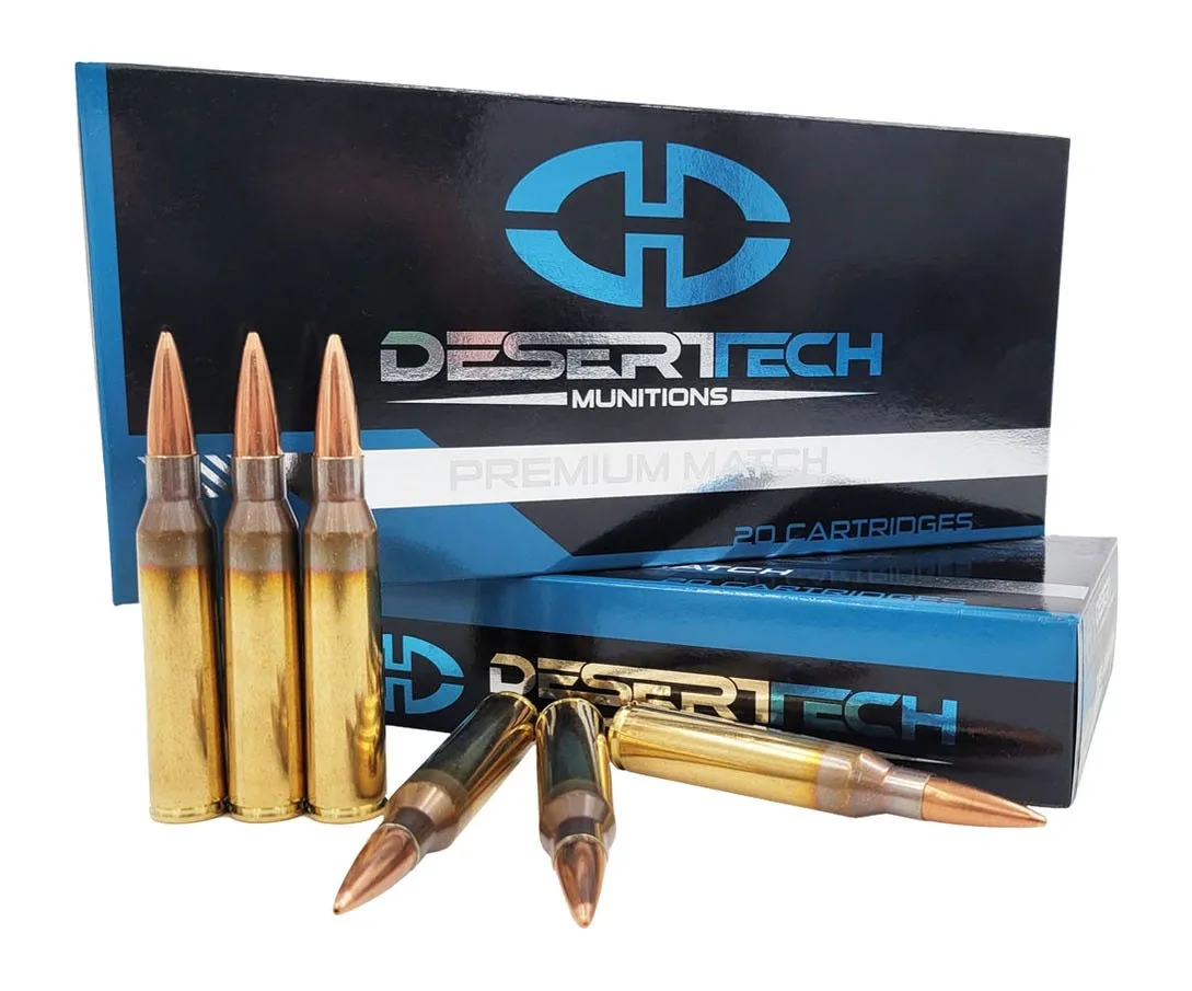 Desert Tech Premium Match .338 Lapua 300 Grain 20-Rounds BTHP