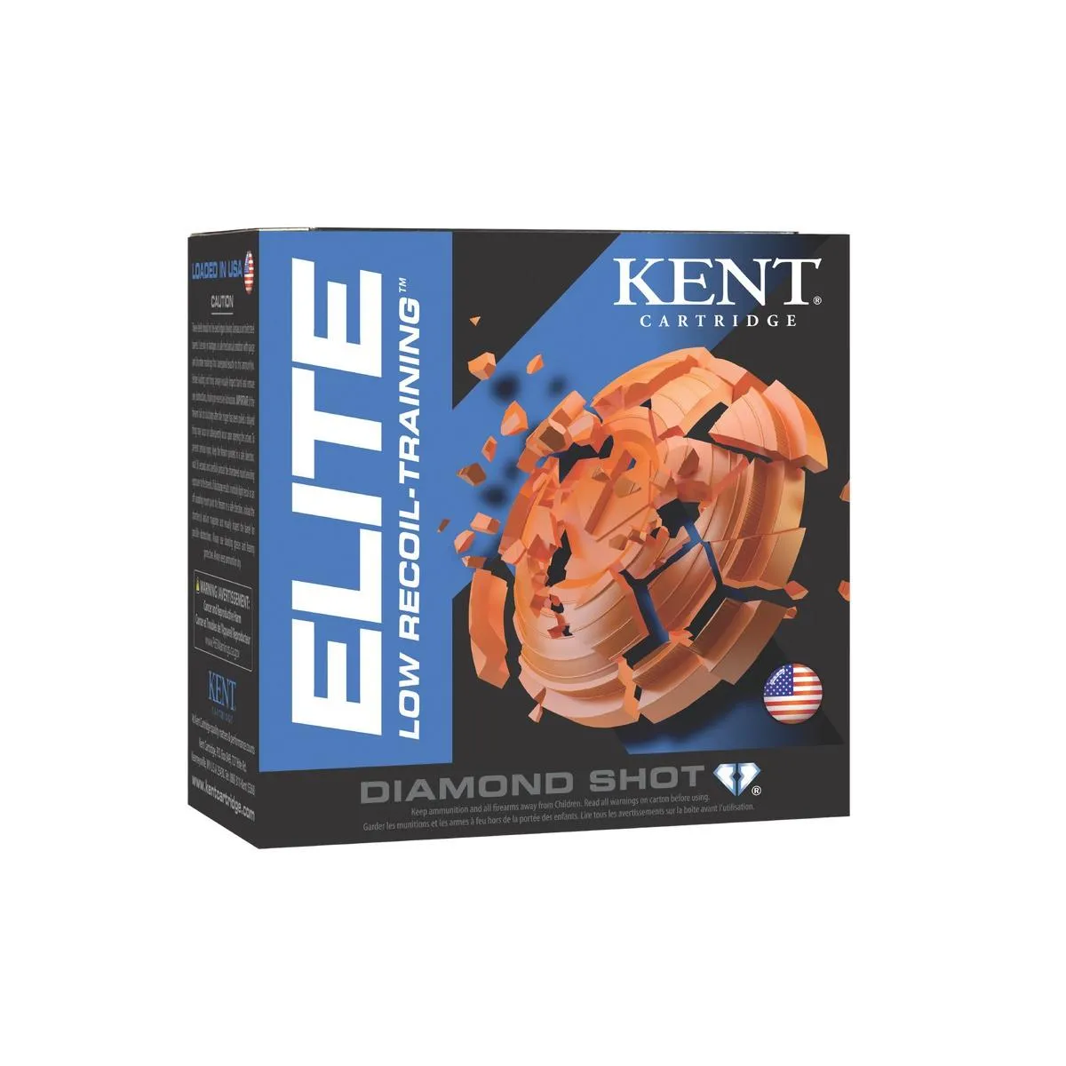Kent Elite Low Recoil 12 GA-2.75 #8 Shot 7/8 oz 25-Rounds