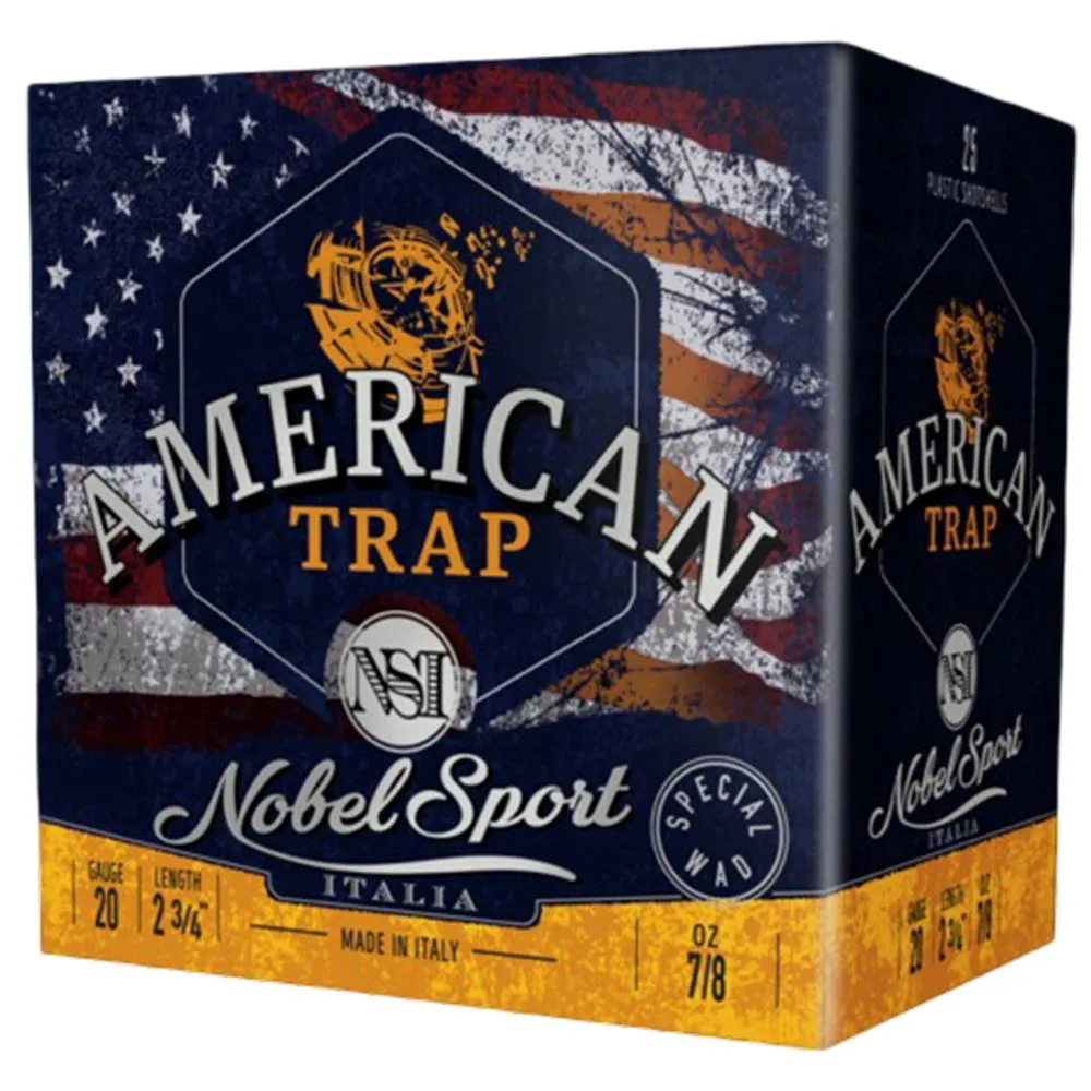 Noble Sport Target Trap 20 GA-2.75 #8 Shot 7/8 oz 25-Rounds