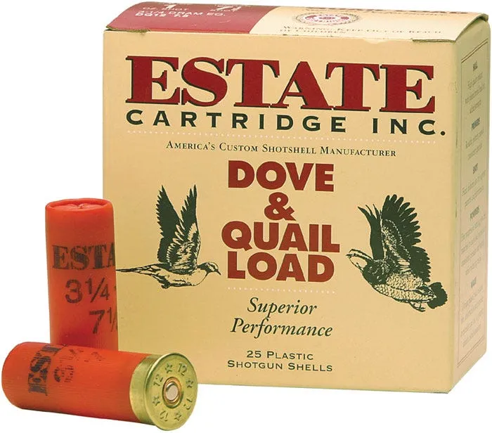 Estate XHG12 Upland Hunting Heavy Game Load 12ga 2-3/4in shell 6 shot size 250rds