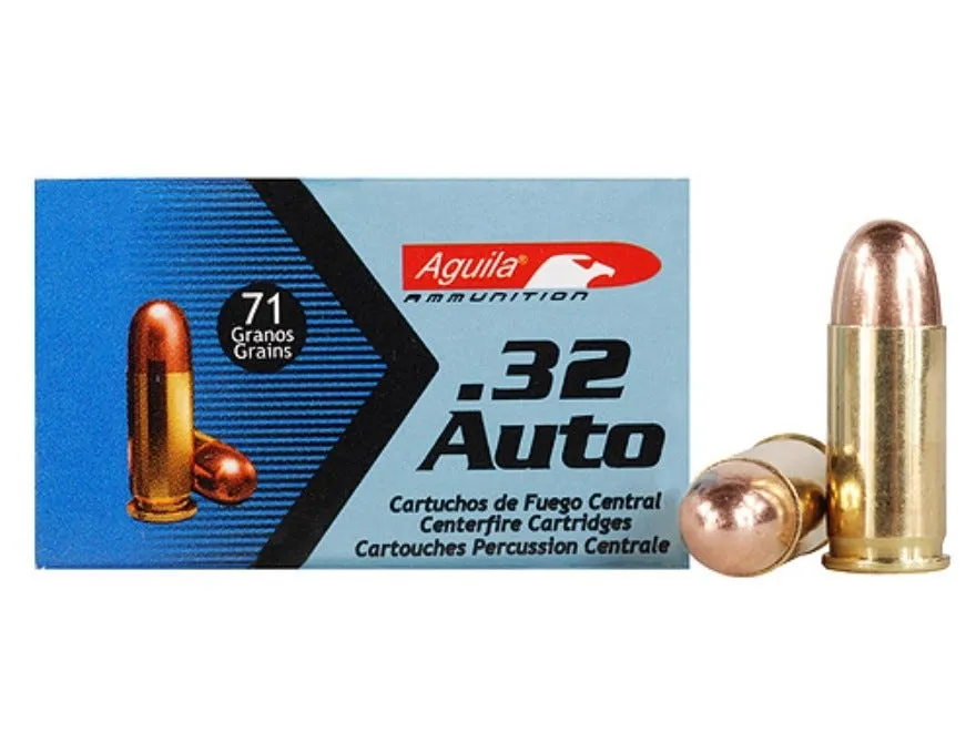 Aguila Ammunition .32ACP 71gr FMJ 50rd