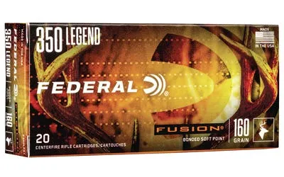 Federal Fusion Brass .350 Legend 160 Grain 20-Rounds SP